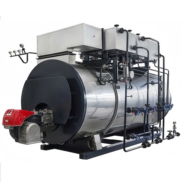 High Pressure 4 T/h Horizontal LPG Fired Steam Boiler 2.8MW Fully Automatic Industrial System for Chemical Factory