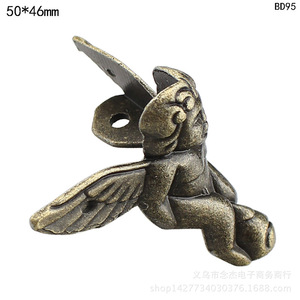 Angel Jewelry Box Q10 50x46mm Zinc Alloy Decorative <b>Storage</b> For Cabinet Living Room - Product Image 3