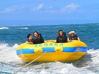 Bateau gonflable commercial flottant pour sports nautiques, jouets aquatiques remorquables, tube de ski nautique, bateau donut gonflable
