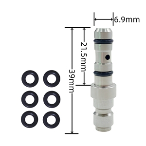 Zimakyfa - Adaptador de Recarga de Aire HPA de Acero Inoxidable, Modelo FP4-Q-S, para Uso en Exteriores, OEM - Product Image 5