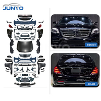 Accessoires de voiture Junyo, pièces de rechange, kit de carrosserie W221, kit de pare-chocs arrière pour Mercedes Benz Classe S, mise à niveau W222 S450