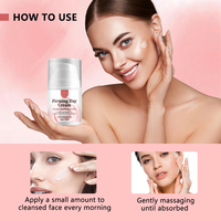 Crème hydratante et raffermissante OEM pour le visage, au collagène, à l'huile de pépins de raisin et à la levure d'oreille d'argent, pour resserrer les pores et illuminer le teint