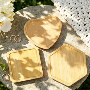 Posavasos hexagonales de bambú, alfombrillas de aislamiento térmico para tazas de té, para uso en mesa - Product Image 2
