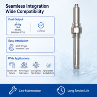 316 Edelstahl Korrosionsbeständige Digitale PH-Sonde RS485 pH-Sensor KI-Datenzentrum Geschlossener Kreislauf Flüssigkeitskühlung Glykol-Kühlmittel OEM