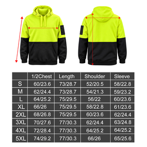<span class=keywords><strong>Felpa</strong></span> con <span class=keywords><strong>Cappuccio</strong></span> in Pile di Poliestere 280gsm con Logo OEM, Pullover da Uomo, Abbigliamento da Lavoro Caldo, Manica Lunga con Tasca a Canguro per Attività all'Aperto - Product Image 6