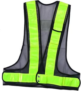 Gilet <span class=keywords><strong>de</strong></span> sécurité professionnel réfléchissant haute visibilité en maille respirante avec plusieurs poches - Product Image 1