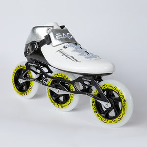 Eachkids Giày Trượt <span class=keywords><strong>Inline</strong></span> Tốc Độ Với Bánh Xe Pu 100Mm * 4/110Mm * 3/110Mm * 4 Tốc Độ Giày Trượt <span class=keywords><strong>Inline</strong></span> Chuyên Nghiệp - Product Image 2