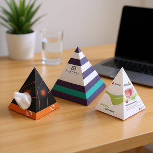 Dispenser di carta igienica a forma di piramide Piramide, di alta qualità, per uso domestico e in ufficio - Product Image 3