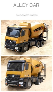<span class=keywords><strong>Huina</strong></span>-camión mezclador a Control remoto para niños, camión mezclador de hormigón, camión ligero de ingeniería, vehículos de construcción, juguetes para niños, coche Rc <span class=keywords><strong>1574</strong></span> 1:14 - Product Image 6