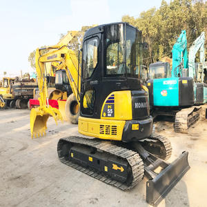 Komatsu Pc55 excavadora Komatsu PC55MR excavadora usada Komatsu Pc55MR Pc56 Crawler Mini excavadora con pulgar hidráulico para la venta - Product Image 1