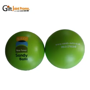 Bola suave para aliviar el estrés, juguete redondo personalizado para aliviar el estrés, Bola de espuma PU con logotipo, venta al por mayor
