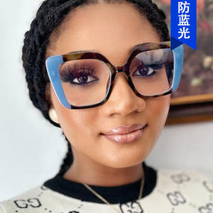 Specchio Quadrato Grande con Cornice Completa Anti-Luce Blu Cyber Trendy Stile Europeo Americano di Alta Gamma Personalità Urbana - Product Image 2