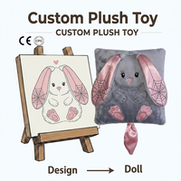 Porte-clés en peluche personnalisés OEM, fabricant de poupées en peluche chauve-souris vampire effrayantes et mignonnes, animaux en peluche sur mesure pour cadeaux en gros