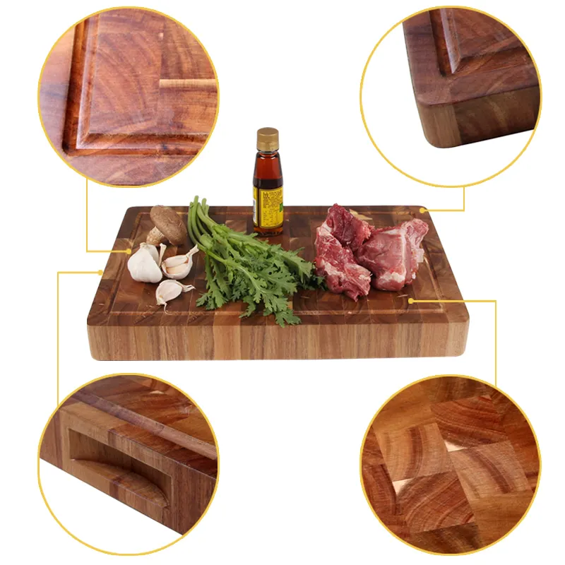 Разделочная доска SOPEWOD из органического бамбука, деревянная разделочная доска для мяса (мясника), сыра и овощей