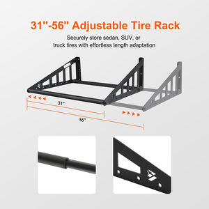 Estante Metálico de Pared para Neumáticos Mingtang, Resistente, para Almacenamiento de Neumáticos en Garaje - Product Image 3