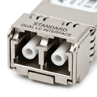 XINHAOZE Transceiver Serat Optik Kelas Industri 40G QSFP+ LR4 DDM 10km SMF LC Duplex Kabel LAN Interkoneksi Pusat Data