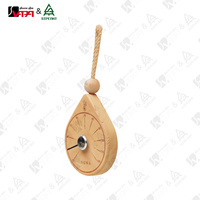 Vapasauna WT002 Termometer-Higrometer Kayu Solid Modern - Pengukur Suasana Sauna Profesional untuk Penggunaan di Villa
