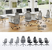 Usine de meubles de bureau en Chine, chaise de bureau ergonomique, chaise pivotante en maille, ensemble de bureau et de chaise