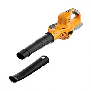 Souffleur à feuilles électrique sans fil 1000 CFM avec 2 batteries 2,5 Ah, design léger, contrôle variable à 2 vitesses, pour jardins, parcs - Product Image 4