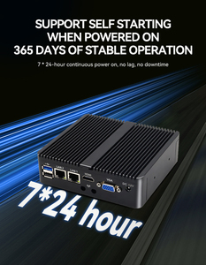 Mini PC MeetNeng J1900 avec port LAN Gigabit, DDR3 8 Go, disque dur SSD 128 Go, vidéo, nouveau serveur réseau industriel américain, routeur NANO - Product Image 4