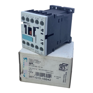 1plc Stuk Gloednieuwe Originele 3RT1015-1BB42 Power Contactor 7A 3kW 400V 24V DC <span class=keywords><strong>3</strong></span>-Pole 3RT1015-1BB42 7 PLC PLC - Product Image 1