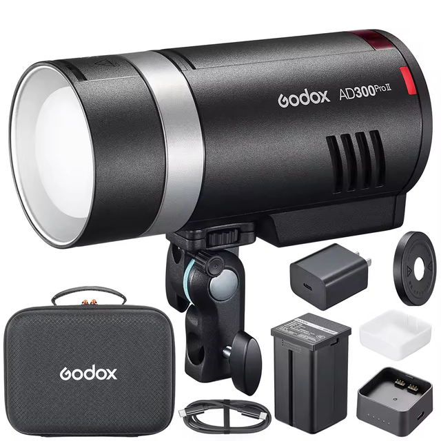 Ad300pro Ii Ad300 Pro Ii Ttl Hss Outdoor Flash Light Strobe Professional 300w Power Flashes With Bi-color Modeling Light