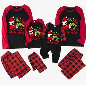 Design personalizado 2024 Últimas Pjs Natal Família Combinando Pijamas Set Manga Longa Pijamas De Natal para Família Xmas Roupas - Product Image 3