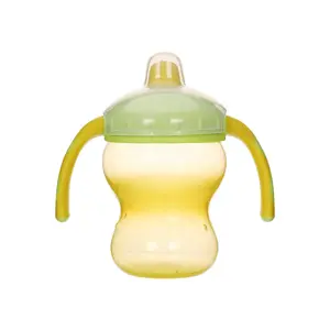 Neue Hot Sale Baby flasche 180ML Doppel griff Anti-Choke Kinder wasser becher 360ML BPA Free