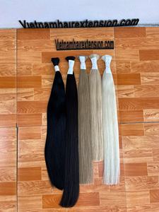 Extensions de cheveux humains lisses en gros, lots de cheveux vierges bruts naturels noirs pour tresses, pour les revendeurs - Product Image 4