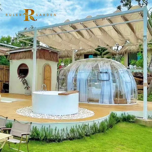 Extérieur étanche résistance aux UV Anti <span class=keywords><strong>infrarouge</strong></span> polycarbonate clair igloo station hôtel maison ouragans preuve dôme maison préfabriquée - Product Image 1