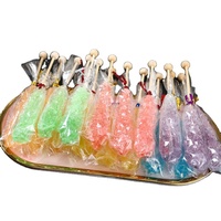 Sucettes en cristal de sucre pour thé et café, saveurs menthe/fraise/pomme/raisin/orange/citron