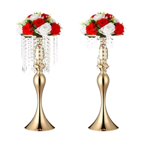 Jarrones <span class=keywords><strong>de</strong></span> metal <span class=keywords><strong>de</strong></span> cristal dorado y plateado Soportes <span class=keywords><strong>de</strong></span> flores <span class=keywords><strong>de</strong></span> cristal <span class=keywords><strong>de</strong></span> hierro alto para bodas Adornos <span class=keywords><strong>de</strong></span> mesa y caminos <span class=keywords><strong>de</strong></span> recepción - Product Image 1