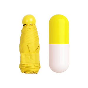 Nouveau design Vente chaude Super Mini parapluie de poche Sacs fourre-tout avec logo imprimé personnalisé Mini parapluie de poche Parapluie 5 plis - Product Image 5