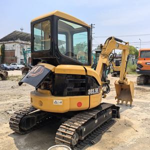 รถขุดตีนตะขาบไฮดรอลิกขนาดเล็ก Caterpillar Cat303.5e/303CCR มือสองจากญี่ปุ่น น้ำหนัก 3.5 ตัน พร้อมเครื่องยนต์ เกียร์บ็อกซ์ และเกียร์ สำหรับงานเกษตร - Product Image 3