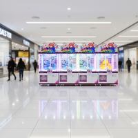 Machine à griffes à monnayeur pour la distribution de prix, équipement de jeu d'arcade commercial, garantie 1 an, en plastique, support anglais