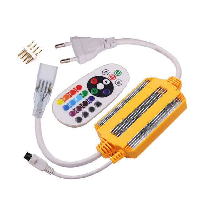 RGB Controller with IR Remote As Driver Suit for 230V RGB Led Strip Light