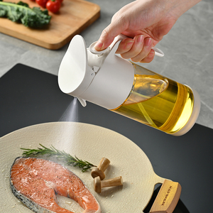 Pulvérisateur et distributeur d'huile 2-en-1 pour la <span class=keywords><strong>cuisine</strong></span>, 550 ml, en verre, pour huile d'olive, vaporisateur anti-goutte, compatible lave-vaisselle - Product Image 6
