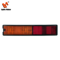Lampe de conduite LED durable de 11,8 pouces, 1200LM, étanche, signal d'avertissement rouge ambre, feu stop pour camion, caravane, marine YW-1030
