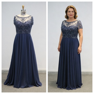 <span class=keywords><strong>Robe</strong></span> <span class=keywords><strong>de</strong></span> soirée longue en mousseline <span class=keywords><strong>de</strong></span> soie avec broderie, style princesse, pour <span class=keywords><strong>la</strong></span> mère <span class=keywords><strong>de</strong></span> <span class=keywords><strong>la</strong></span> mariée, avec soutien-gorge intégré - Product Image 3