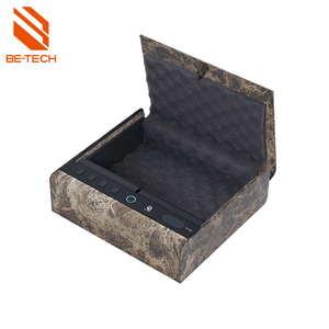 Vật liệu thép chất lượng cao điện tử chống trộm vân tay súng an toàn hộp khóa xách tay súng an toàn hộp - Product Image 1