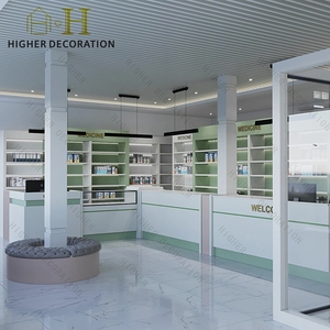 Conception personnalisée de magasin de <span class=keywords><strong>pharmacie</strong></span>, <span class=keywords><strong>armoire</strong></span> de présentation de médicaments, mobilier de <span class=keywords><strong>pharmacie</strong></span> en <span class=keywords><strong>bois</strong></span>, présentoir pour <span class=keywords><strong>pharmacie</strong></span> - Product Image 2