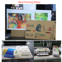 Imprimante à passage unique pour sacs en papier, gobelets, enveloppes, sacs de shopping, boîtes à pizza, carton kraft, machine d'impression avec chargeur automatique