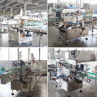 Machine d'impression d'étiquettes à double tête pour l'emballage en feuille de verre métallique pour bouteilles et sacs avec composant de pompe à cœur