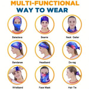 Cache-cou en soie glacée personnalisé avec logo, protection solaire extérieure, bandanas de sport pour moto, serviettes - Product Image 4