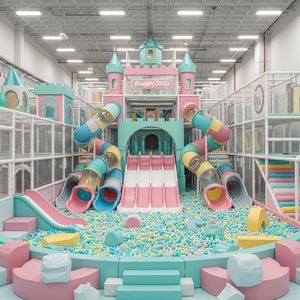 <span class=keywords><strong>Parco</strong></span> <span class=keywords><strong>Giochi</strong></span> per Bambini a Tema Colorato <span class=keywords><strong>con</strong></span> Scivolo e Piscina di <span class=keywords><strong>Palline</strong></span>, Centro <span class=keywords><strong>Giochi</strong></span> Interno - Product Image 4