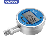 Manomètre numérique YUNYI avec sortie 4-20mA, écran TFT LCD rétroéclairé, enregistreur de données, fonction de maintien du pic, en acier inoxydable