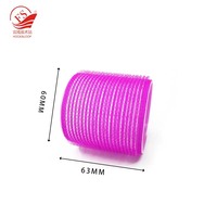 Nouveau design de bigoudis à boucles magiques Derma sans chaleur de taille personnalisée lot de 6 pièces avec clips pour la repousse des cheveux