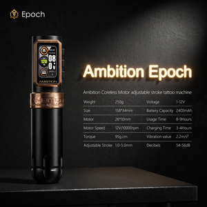 <span class=keywords><strong>Machine</strong></span> à tatouer sans fil professionnelle Ambition Epoch Coreless Motor <span class=keywords><strong>Direct</strong></span> <span class=keywords><strong>Drive</strong></span> avec course réglable de 1,0 à 5,0 mm et Bluetooth - Product Image 6