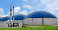 Support de biogaz flexible industriel pliable sacs matériel digesteur bâche PVC Membrane biogaz réservoir de stockage