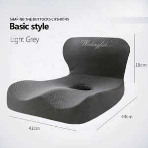 Workingfish – oreiller de soutien <span class=keywords><strong>lombaire</strong></span> en mousse à mémoire de forme, coussin de dossier de siège intégré, coussin de siège confortable pour chaise de bureau - Product Image 5